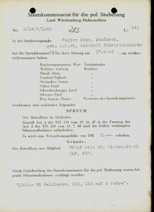 Vogler, Hans