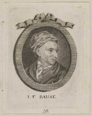 Bildnis des I. F. Bause