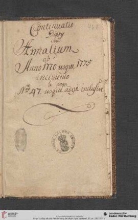 Titelblatt 1770