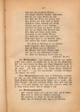 Der Geisterseher.