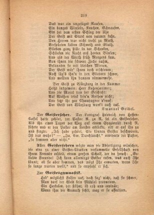 Der Geisterseher.