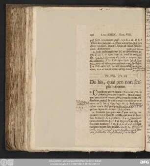Tit. VIII. (VI. 51.) De his, quae pro non scriptis habentur.