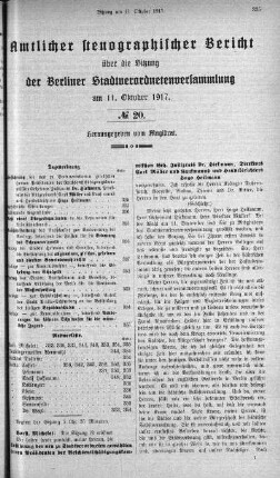 No. 20, 11. Oktober 1917
