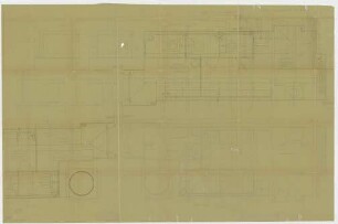 Thiersch, Friedrich von; München; Justizpalast - Abortgruppe in der Zentralhalle (Grundriss)