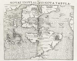 Ptolemäus Geographia, Tafel 17: Novae Insulae, XVII Nova Tabula (Karte von Amerika)