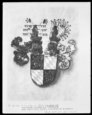 Das Wappenbuch Konrads von Grünenberg, Ritters und Bürgers zu Konstanz — Bayerisches Wappen, Folio 1