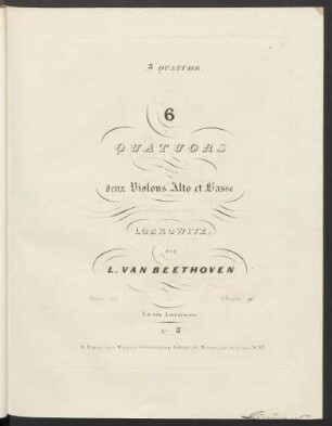 No. 3: 3. Quatuor