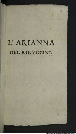 L' Arianna
