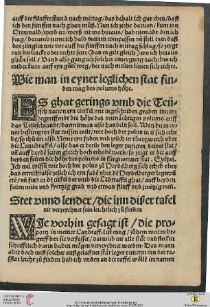 Stet vnnd lender/ die inn dißer tafel nit verzeychnet sein leichtlich zu finden