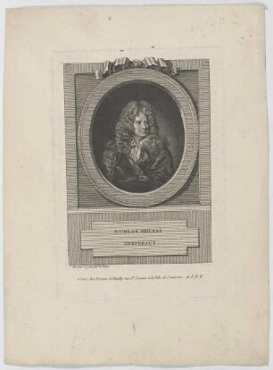 Bildnis des Nicolas Boileau Despreaux
