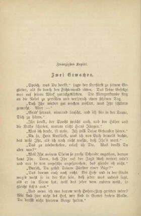 Zwanzigstes Kapitel. Zwei Erwachen