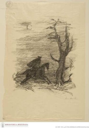 Willkommen und Abschied I (Reiter unter dem Vollmond)