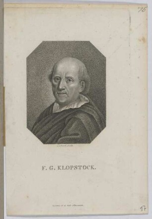 Bildnis des F. G. Klopstock