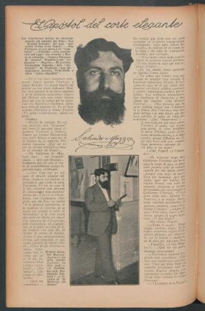 El apóstol del corte elegante : Salvador Mazzei