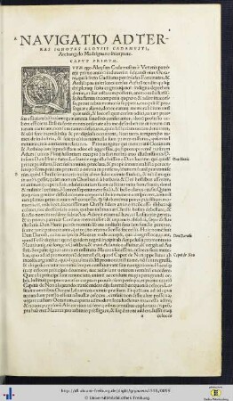 Aloysii Cadamusti navigatio ad terras ignotas ...