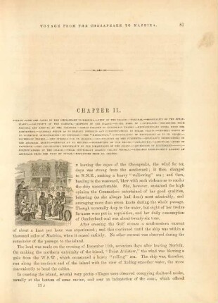 Chapter II. Voyage from the capes of the Cheasapeake to Madeira
