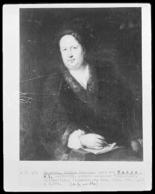 Porträt des Hofjuweliers Johann Melchior Dinglinger