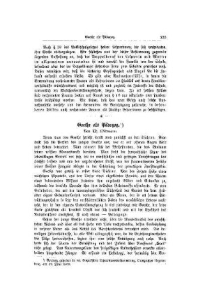 Goethe als Pädagog