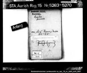 Die Niederlassung des Zimmerergesellen Focke E. Brauer in Heisfelde