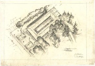 Gsaenger, Gustav; Bad Tölz (Bayern); Wandelhalle - Kavalierperspektive