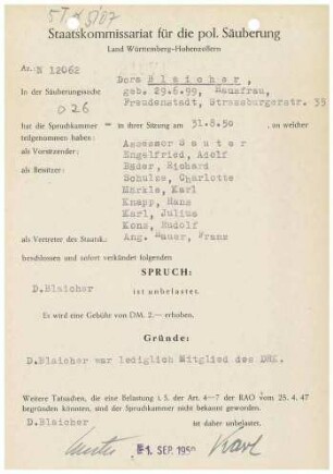 Blaicher, Dora