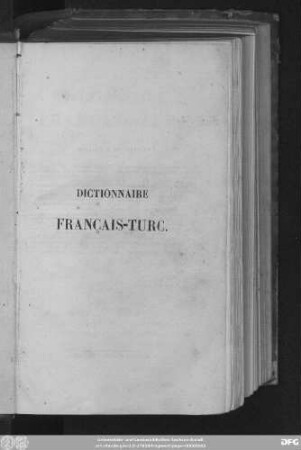 Dictionnaire Français-Turc avec la prononciation figurée
