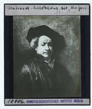 Rembrandt, Selbstbildnis mit großem Barett im Alter von 54 Jahren (New York MMA 14.40.618)