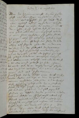 Freytag d 15 August 1727
