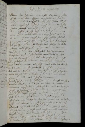 Freytag d 15 August 1727