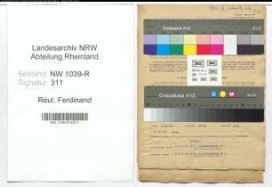 Entnazifizierung Ferdinand Reul , geb. 20.09.1896 (Bahninspektor)