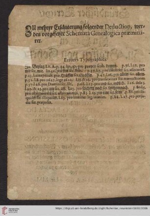 [Schemata Genealogica]