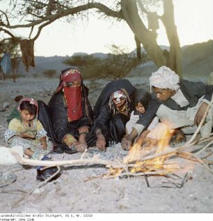 Familie am Feuer - Sinai - Familie Salem