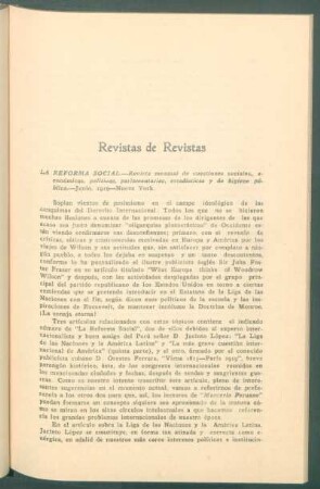 Revistas de revistas