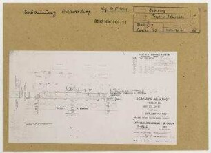 Lageplan Bebauung Adlershof, Objekt 204. Berlin, Treptow, Adlershof, Arndtstraße 25-37