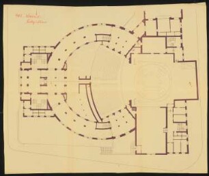 Festspielhaus, Worms: Grundriss 1:100
