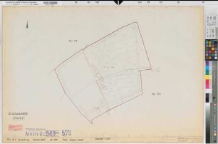 Nenkersdorf (Netphen), Flurbereinigung Nenkersdorf, Bl. 9 Zuteilungskarte Flur 9