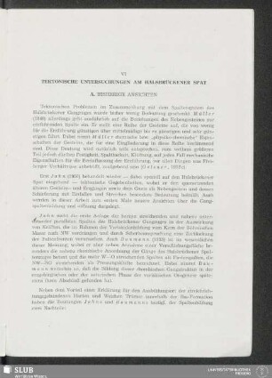 VI Tektonische Untersuchungen Am Halsbrückener Spat