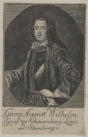 Bildnis des Georg August Wilhelm, Graf von Schaumburg-Lippe-Sternberg