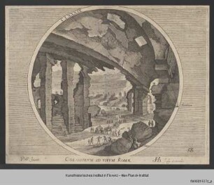 Ansicht des Kolosseums in Rom