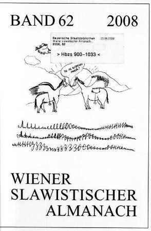 Wiener slawistischer Almanach. 62. 2008