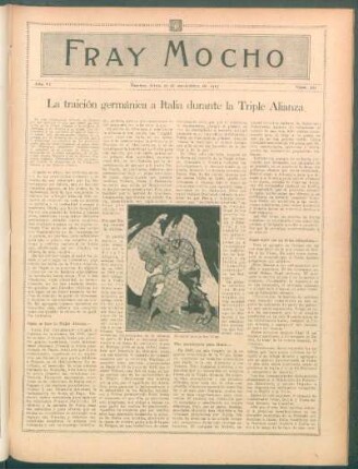 La traición germánica a Italia durante la Triple Alianza