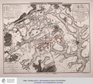 Plan du champ de bataille de Waterloo... dressé par W[illem] B[enjamin] Craan. Bruxelles [1816]