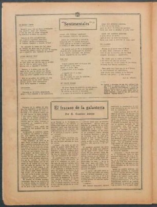El fracaso de la galantería