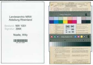 Entnazifizierung Willy Noelle, geb. 24.02.1914 (Kaufmann)