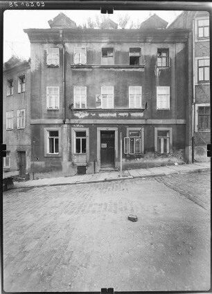Altenburg, Kesselgasse. Wohnhaus. Straßenfront
