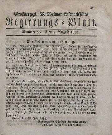 Nr. 15 : 2. August 1834