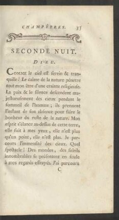Seconde Nuit. Dieu.