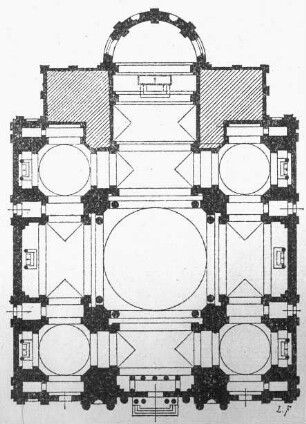Brescia, Grundriss des Doumo nuovo / Dom, Lantana, Giovanni Battista