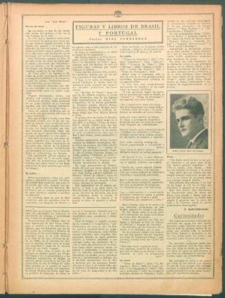Figuras y libros del Brasil y Portugal : Carlos Díaz Fernández