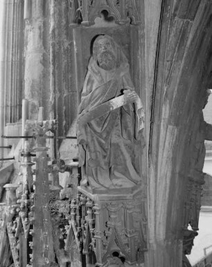 Portal mit Vorhalle — Portalvorhalle — Rechter Arkadenbogen — Prophet